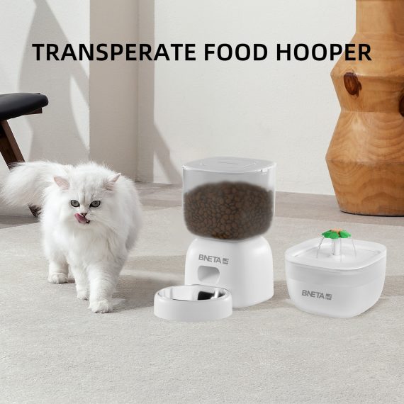 BNETA Automatic Pet Feeder / Water Fountain F14-L Combo - Image 4