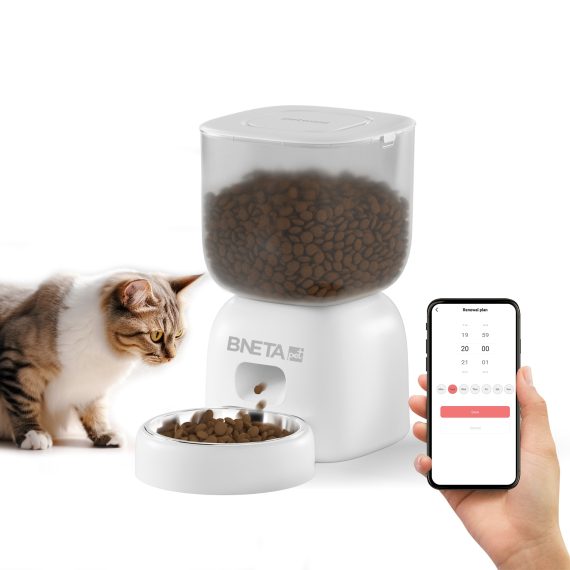 BNETA Automatic Smart Wi-Fi Pet Feeder F14-W (Open Box Item) - Image 3
