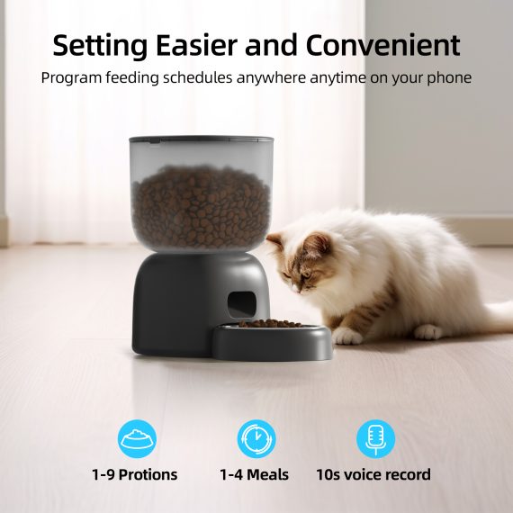 BNETA Automatic Smart Wi-Fi Pet Feeder F14-W (Open Box Item) - Image 6