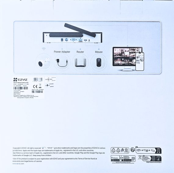 EZVIZ Smart Home 8ch NVR/ 4 Camera 2K Kit (1TB HDD Included) - Image 3