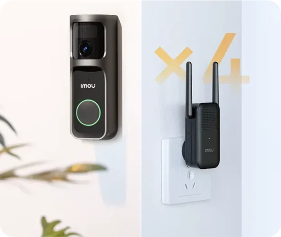 IMOU Doorbell 3 4MP AI Battery Panoramic View Camera Wi-Fi Kit - Image 6