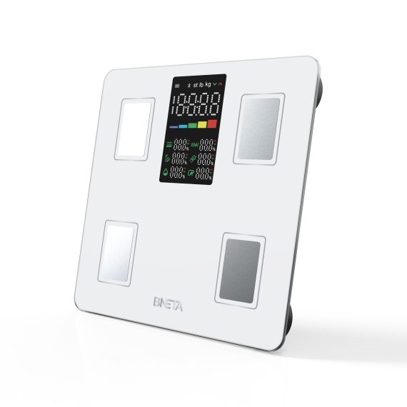 BNETA CS20A Smart Body Scale with Color LED Display – Bluetooth Body Composition Analyzer - Image 3